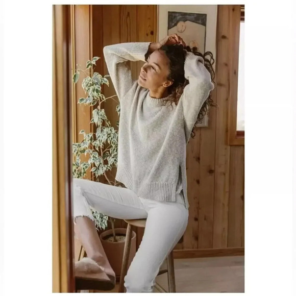 Jenni Kayne Sweaters - Jenni Kayne Natural alpaca wool Classic Sweater Size Large